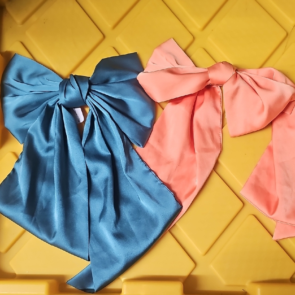 Set Of Hair Bow Barettes